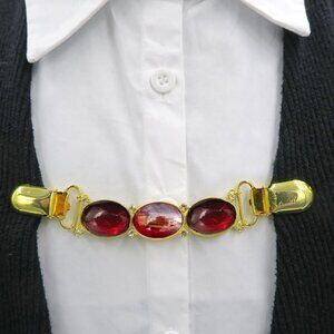 Fancy Sweater Clip NEW Jacket Dress Cinch Cardigan Trendy Scarf Blouse Modest